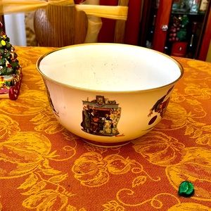 Norman Rockwell collector bowl